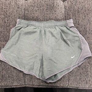 Nike Women's Athletic Shorts in Light Gray